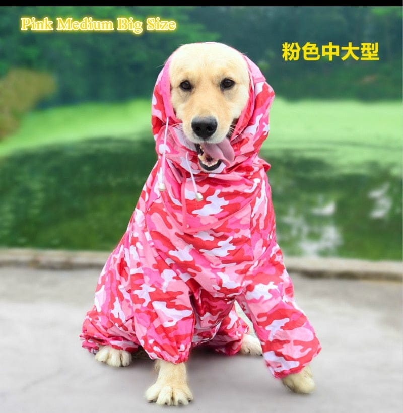 Waterproof Dog Raincoat Jumpsuit | All-Weather Protection for Small & Large Dogs