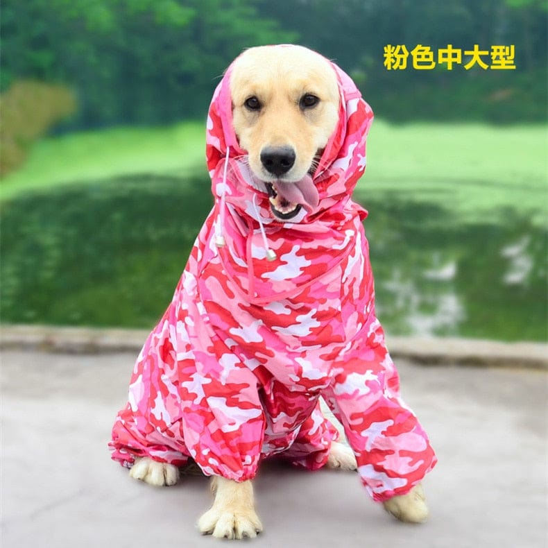 Waterproof Dog Raincoat Jumpsuit | All-Weather Protection for Small & Large Dogs